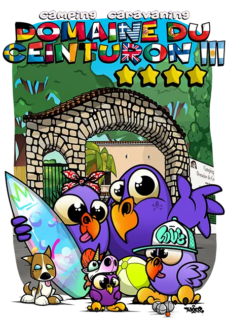 Affiche Camping Domaine Ceinturon 3 à Hyères par Tower